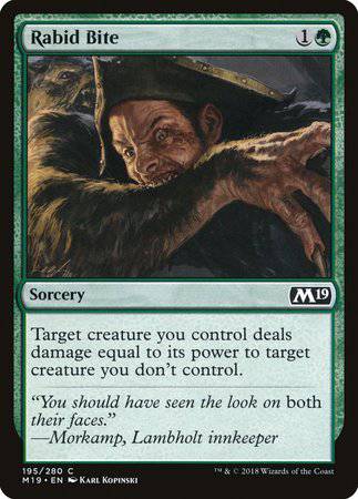 Rabid Bite [Core Set 2019] - Destination Retro