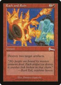 Rack and Ruin [Urza's Legacy] - Destination Retro