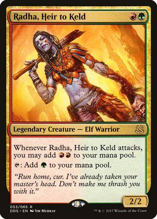 Radha, Heir to Keld [Duel Decks: Mind vs. Might] - Destination Retro