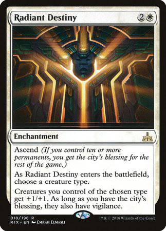 Radiant Destiny [Rivals of Ixalan] - Destination Retro