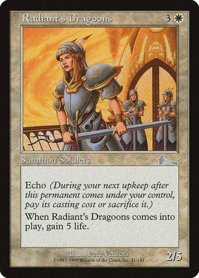 Radiant's Dragoons [Urza's Legacy] - Destination Retro