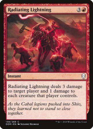 Radiating Lightning [Dominaria] - Destination Retro