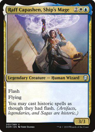 Raff Capashen, Ship's Mage [Dominaria] - Destination Retro