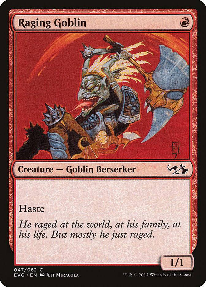 Raging Goblin (Elves vs. Goblins) [Duel Decks Anthology] - Destination Retro