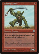 Raging Goblin (With Flavor Text) [Portal] - Destination Retro