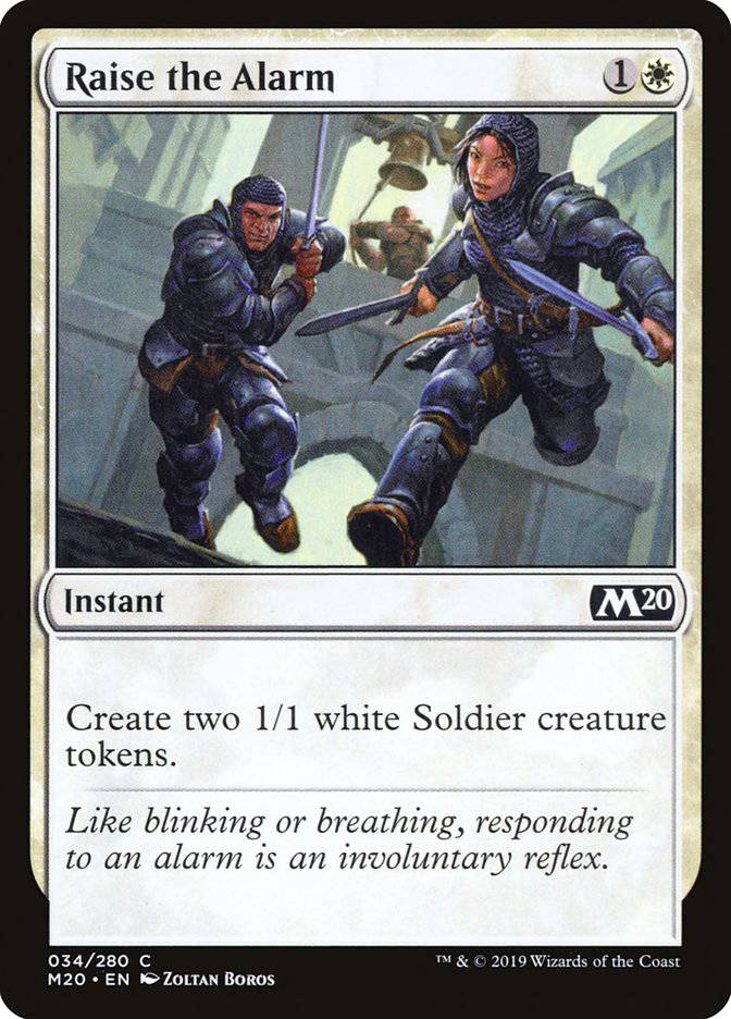Raise the Alarm [Core Set 2020] - Destination Retro