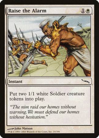 Raise the Alarm [Mirrodin] - Destination Retro