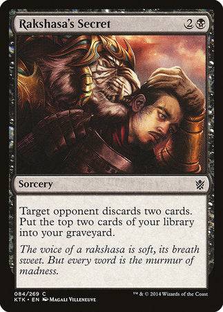 Rakshasa's Secret [Khans of Tarkir] - Destination Retro