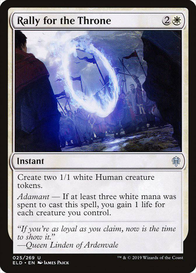 Rally for the Throne [Throne of Eldraine] - Destination Retro