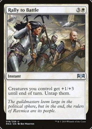 Rally to Battle [Ravnica Allegiance] - Destination Retro