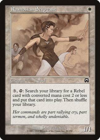 Ramosian Sergeant [Mercadian Masques] - Destination Retro
