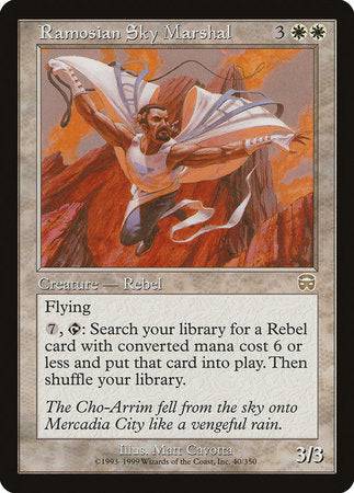 Ramosian Sky Marshal [Mercadian Masques] - Destination Retro