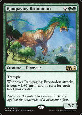 Rampaging Brontodon (2018 Gift Pack) [M19 Gift Pack] - Destination Retro