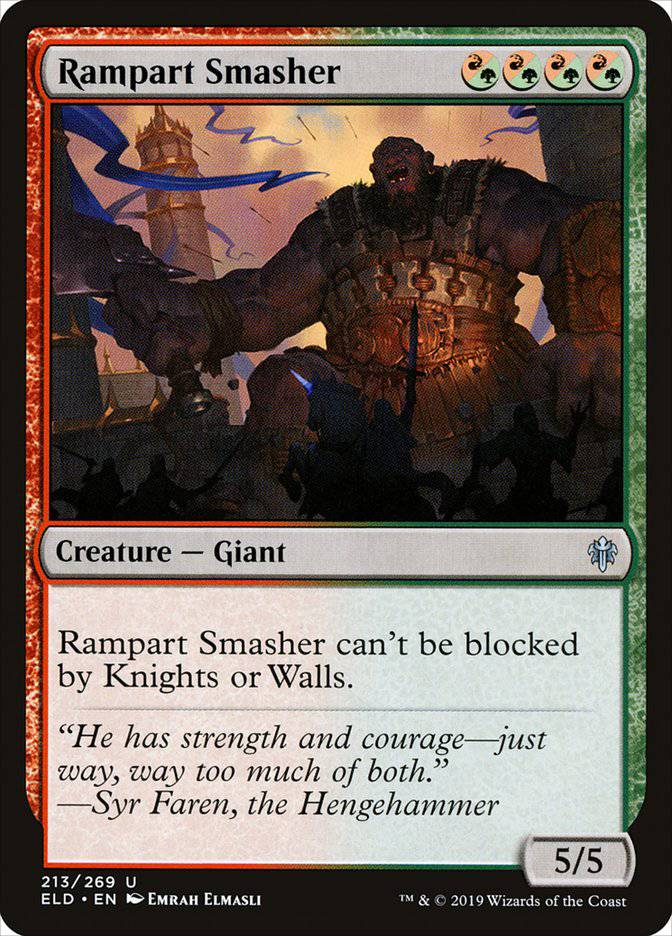 Rampart Smasher [Throne of Eldraine] - Destination Retro