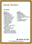 Randy Buehler Decklist [World Championship Decks 1998] - Destination Retro