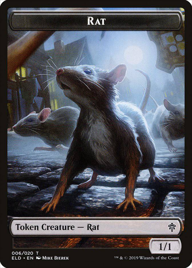 Rat [Throne of Eldraine Tokens] - Destination Retro