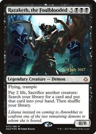 Razaketh, the Foulblooded [Hour of Devastation Promos] - Destination Retro