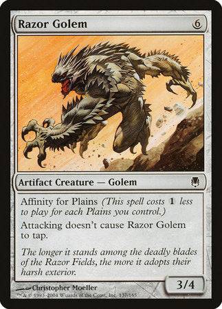 Razor Golem [Darksteel] - Destination Retro