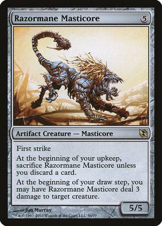 Razormane Masticore [Duel Decks: Elspeth vs. Tezzeret] - Destination Retro