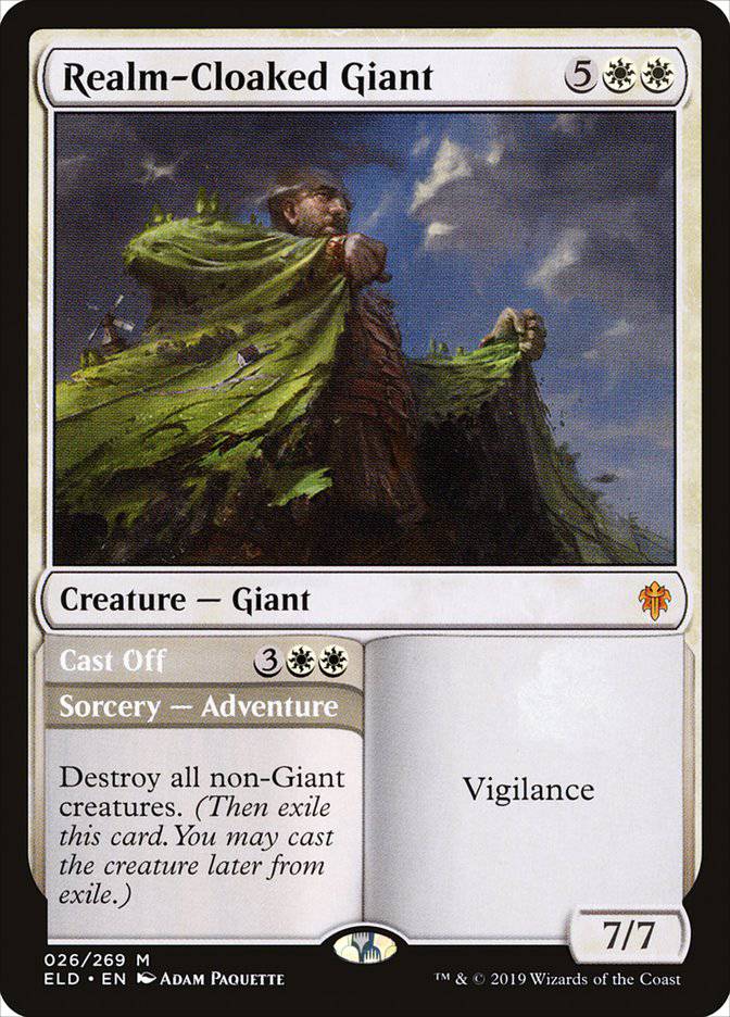 Realm-Cloaked Giant // Cast Off [Throne of Eldraine] - Destination Retro