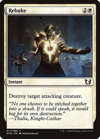 Rebuke [Duel Decks: Blessed vs. Cursed] - Destination Retro