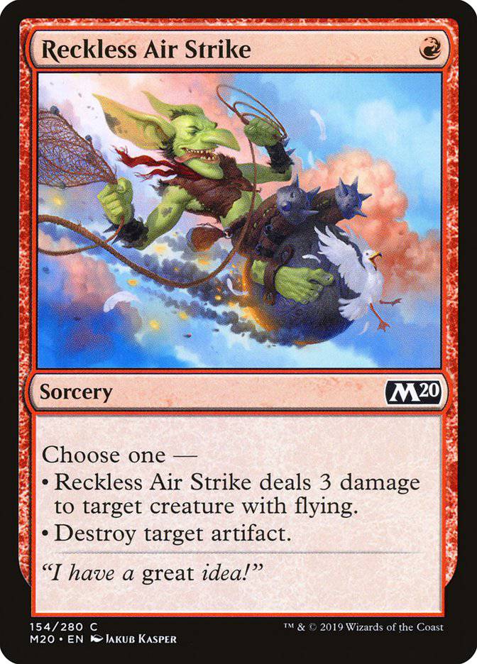 Reckless Air Strike [Core Set 2020] - Destination Retro