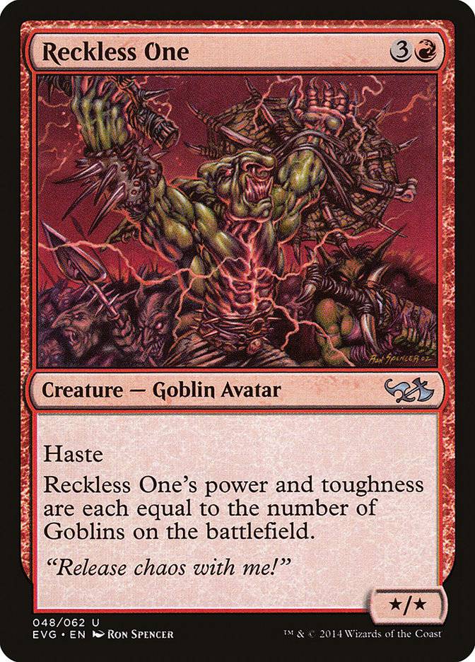 Reckless One (Elves vs. Goblins) [Duel Decks Anthology] - Destination Retro