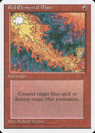 Red Elemental Blast [Fourth Edition] - Destination Retro