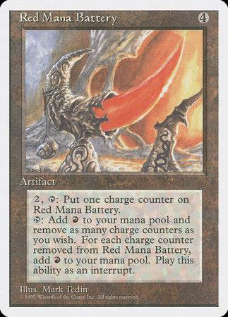 Red Mana Battery [Fourth Edition] - Destination Retro