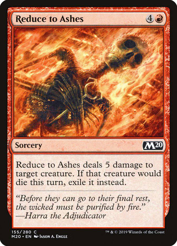 Reduce to Ashes [Core Set 2020] - Destination Retro