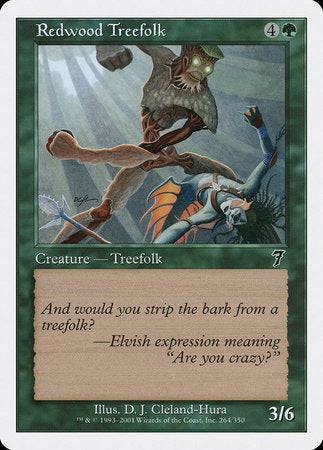 Redwood Treefolk [Seventh Edition] - Destination Retro