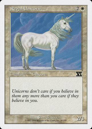 Regal Unicorn [Classic Sixth Edition] - Destination Retro