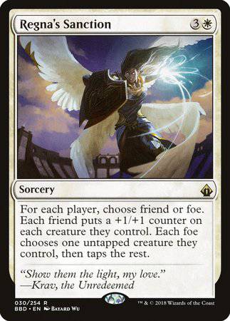 Regna's Sanction [Battlebond] - Destination Retro