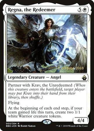 Regna, the Redeemer [Battlebond Promos] - Destination Retro