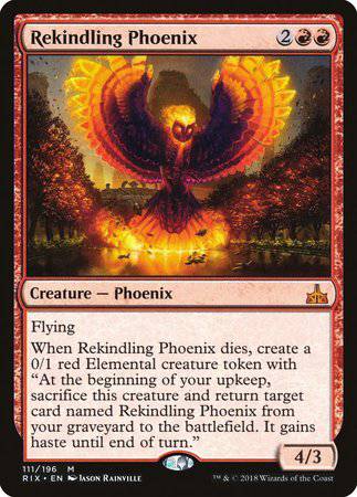 Rekindling Phoenix [Rivals of Ixalan] - Destination Retro