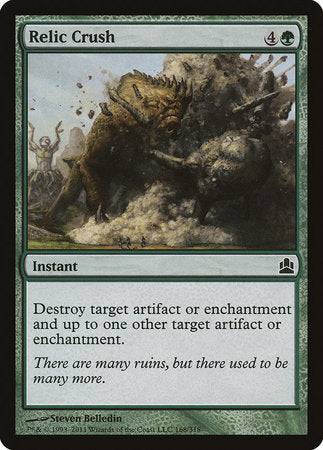 Relic Crush [Commander 2011] - Destination Retro