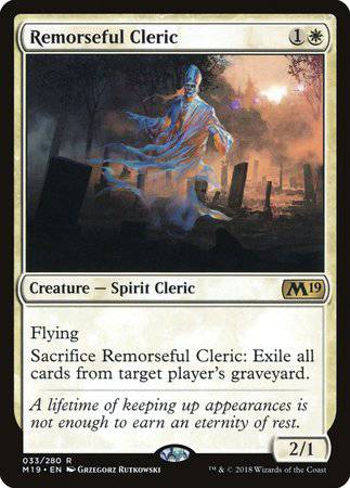 Remorseful Cleric [Core Set 2019] - Destination Retro