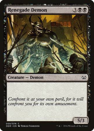 Renegade Demon [Duel Decks: Nissa vs. Ob Nixilis] - Destination Retro