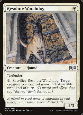 Resolute Watchdog [Ravnica Allegiance] - Destination Retro