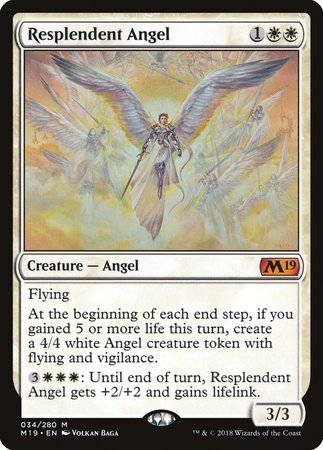 Resplendent Angel [Core Set 2019] - Destination Retro