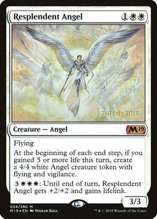 Resplendent Angel [Core Set 2019 Promos] - Destination Retro