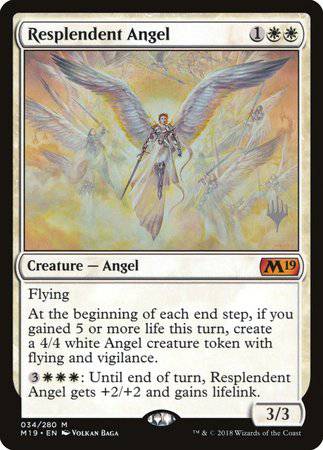 Resplendent Angel [Core Set 2019 Promos] - Destination Retro