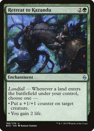 Retreat to Kazandu [Battle for Zendikar] - Destination Retro