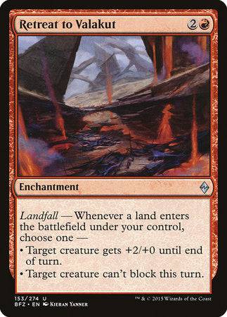 Retreat to Valakut [Battle for Zendikar] - Destination Retro