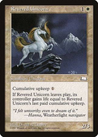 Revered Unicorn [Weatherlight] - Destination Retro