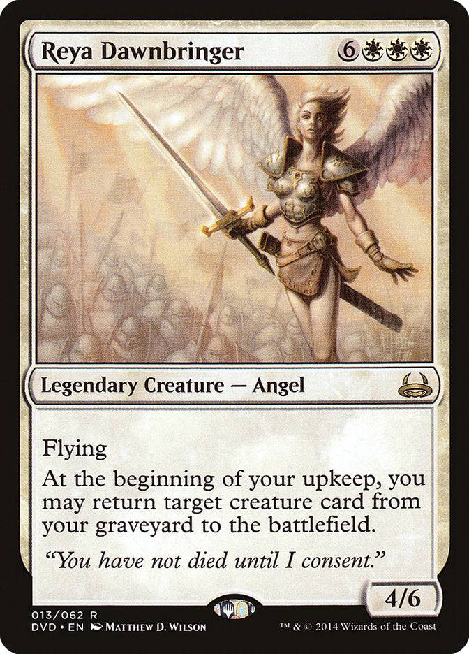 Reya Dawnbringer (Divine vs. Demonic) [Duel Decks Anthology] - Destination Retro