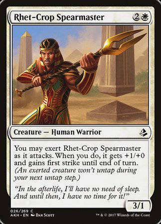 Rhet-Crop Spearmaster [Amonkhet] - Destination Retro