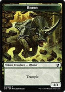 Rhino // Egg Double-sided Token [Commander 2019 Tokens] - Destination Retro