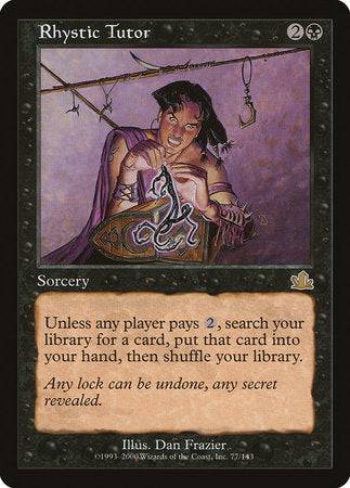 Rhystic Tutor [Prophecy] - Destination Retro