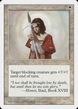 Righteousness [Fifth Edition] - Destination Retro